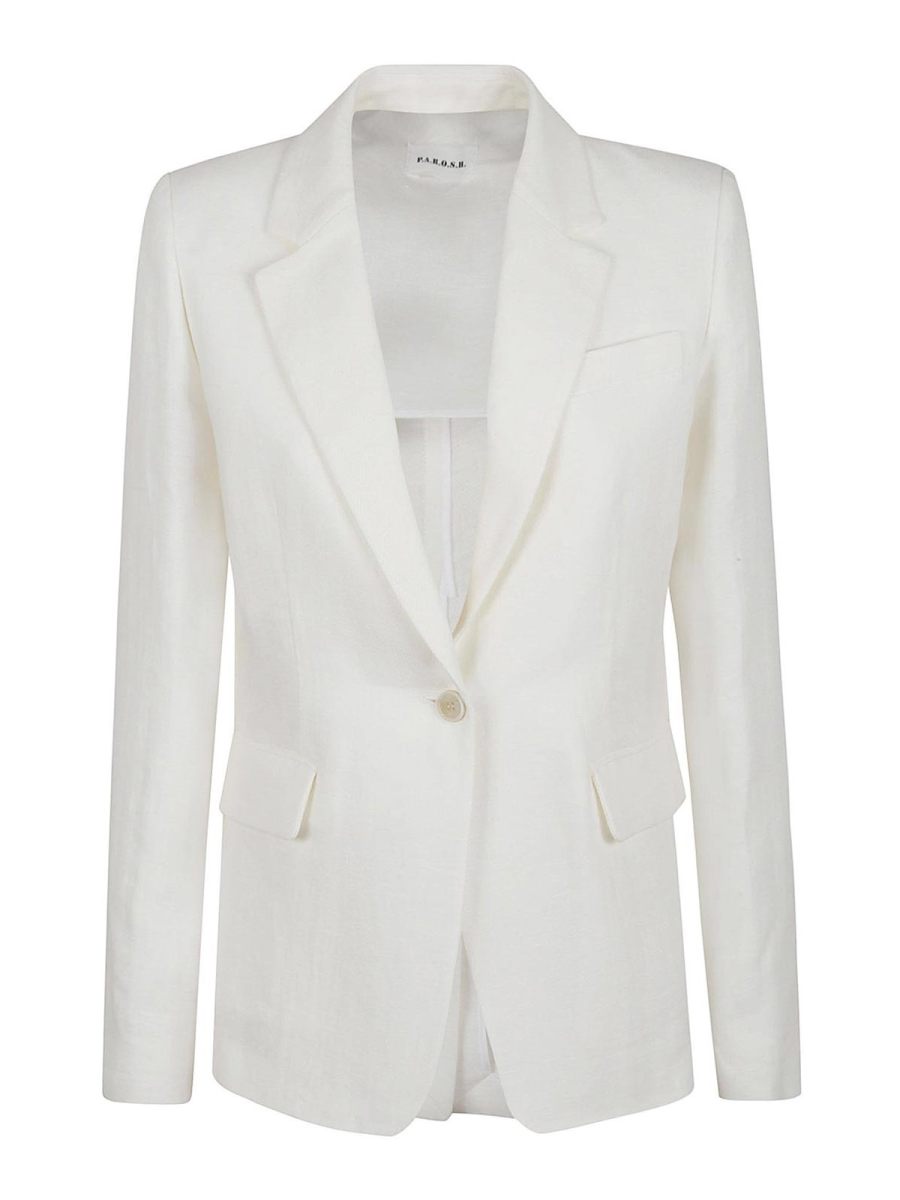 P. A.R. O.S. H. Veste Casual - Blanc