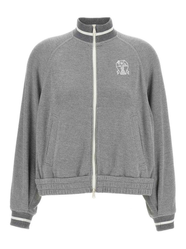 Brunello Cucinelli Sweat-Shirts - Argent