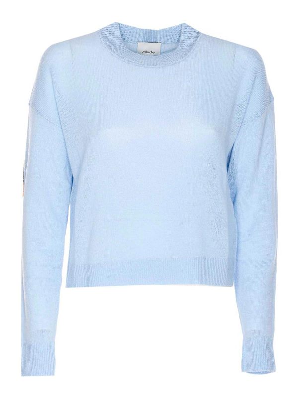 Allude Pull Col Rond - Bleu