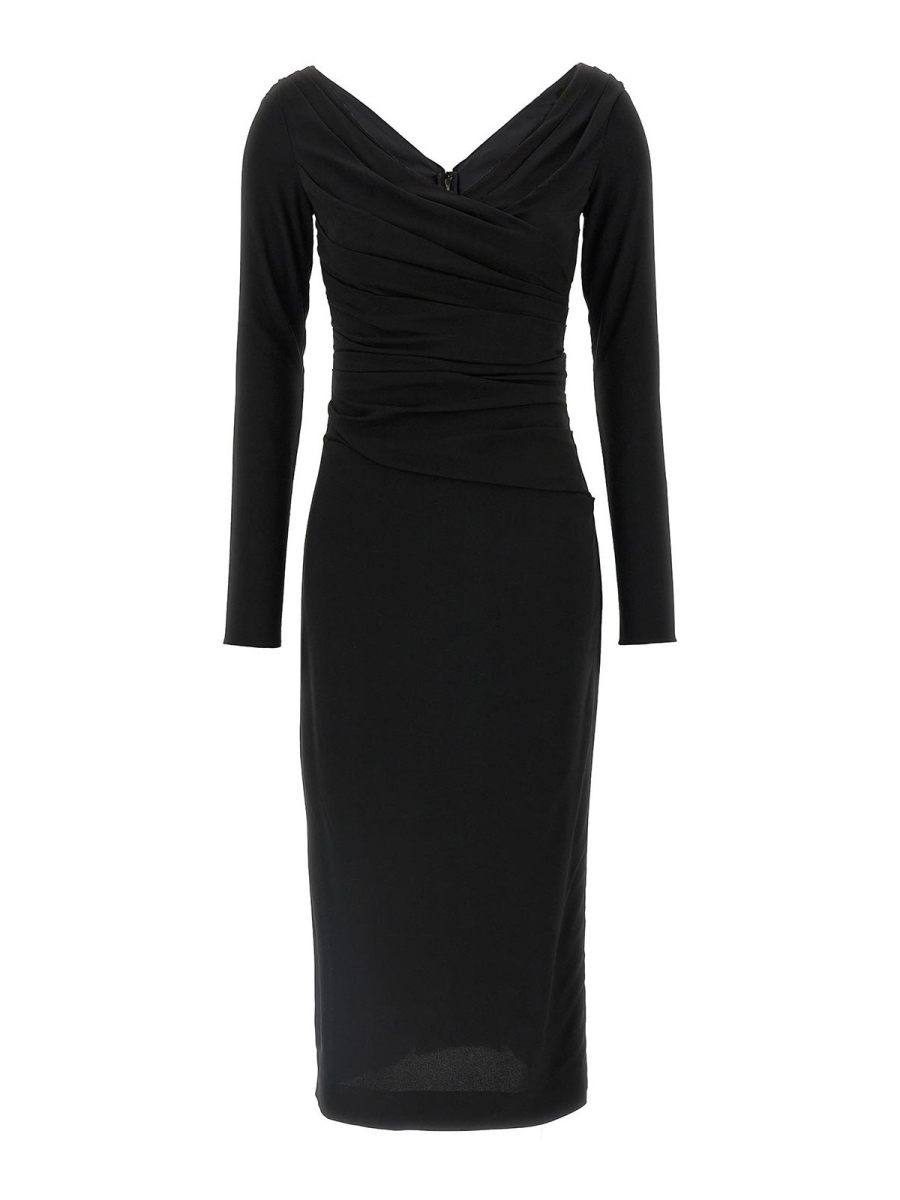 Dolce & Gabbana Robe Au Genou - Noir