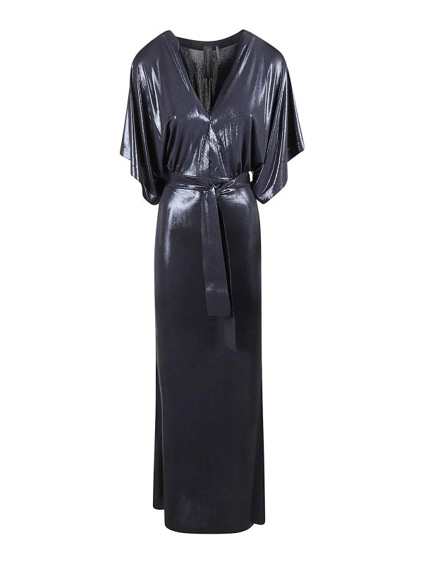 Norma Kamali Robe Au Genou - Bleu