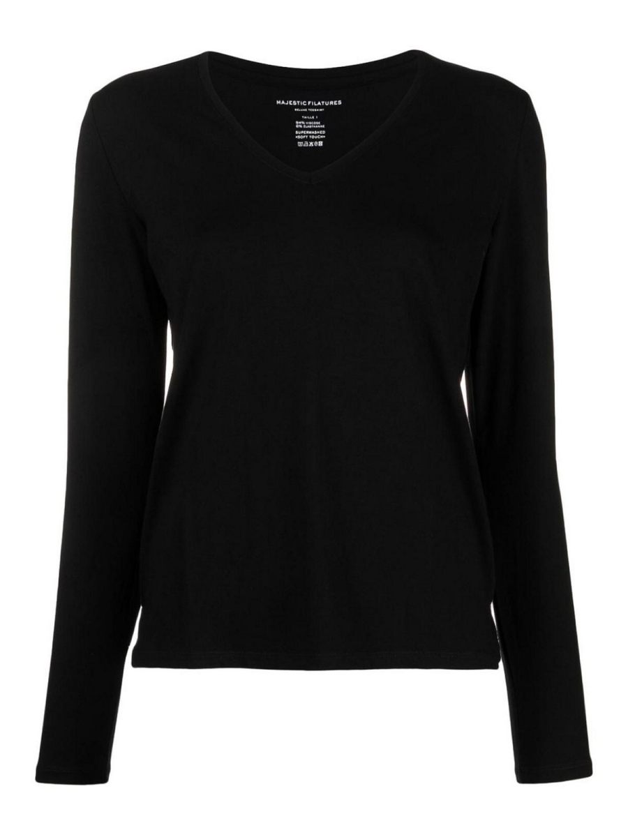 Majestic - Filatures Du Lion Top - Noir