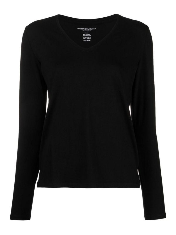 Majestic - Filatures Du Lion Top - Noir