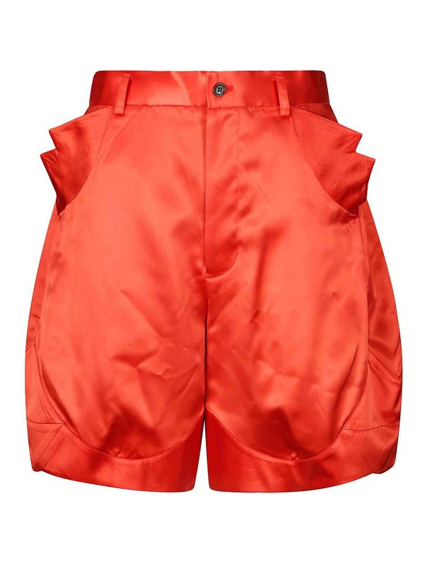 Comme Des Garcons Pantalons Décontractés - Rouge