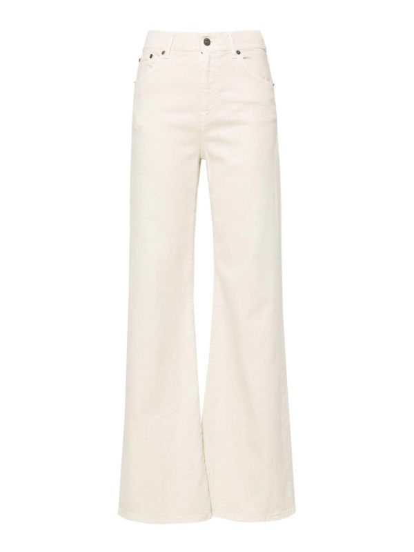 Dondup Jean Droit - Blanc