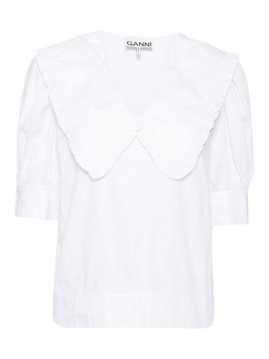 Ganni Blouse - Blanc