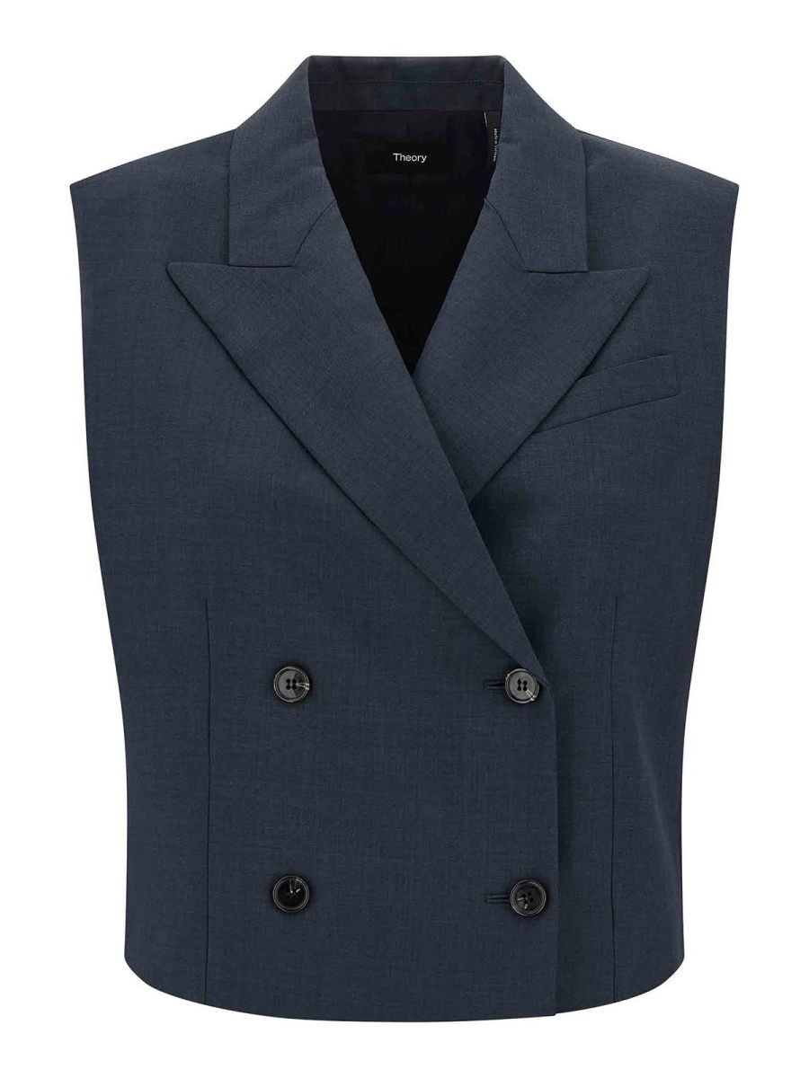 Theory Gilet - Bleu
