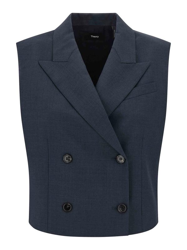 Theory Gilet - Bleu