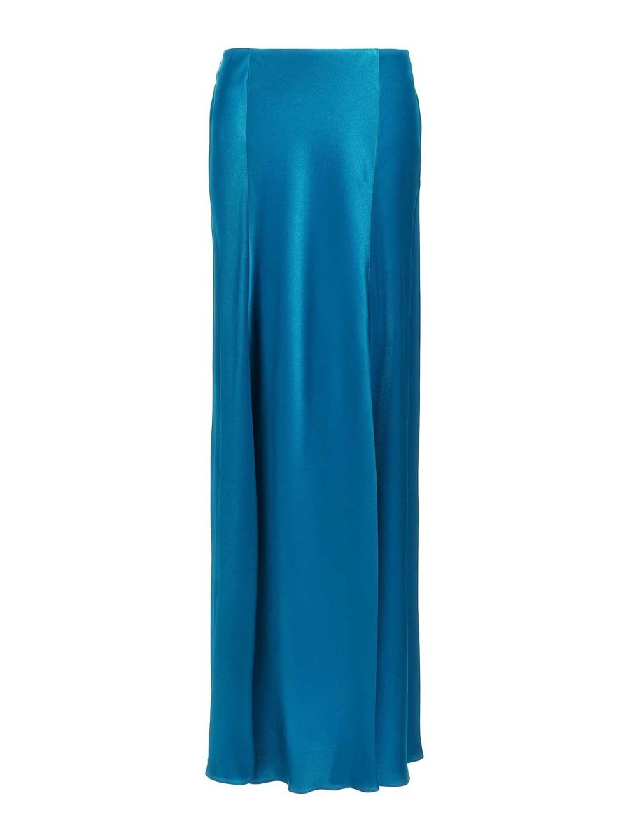 Alberta Ferretti Jupe Longue - Bleu Clair