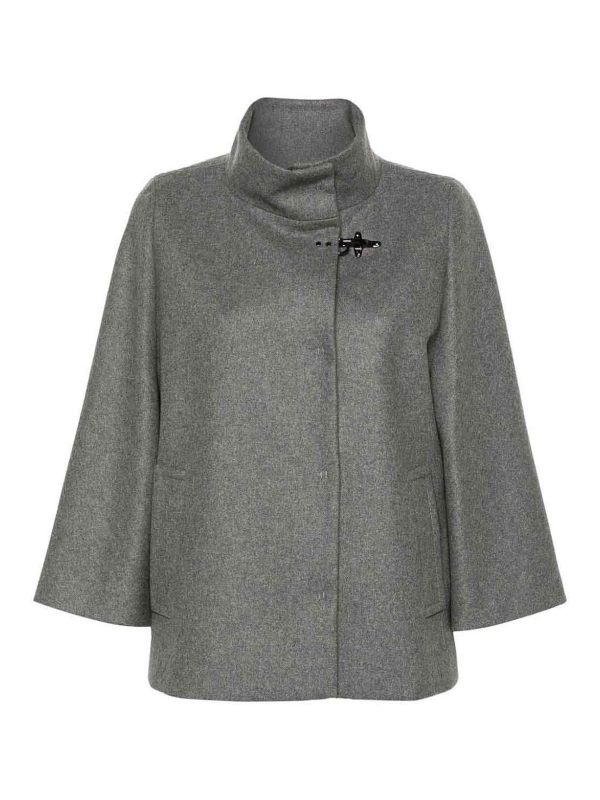Fay Manteau Court - Gris
