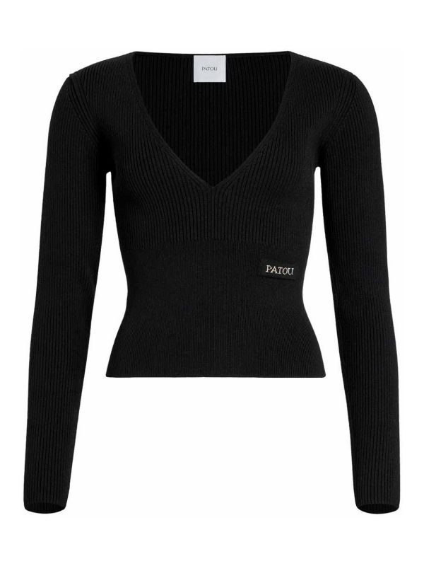 Patou Pull Col Rond - Noir