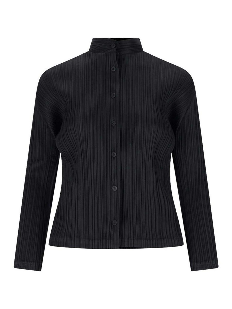 Pleats Please Issey Miyake Chemise - Noir