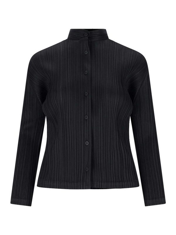 Pleats Please Issey Miyake Chemise - Noir