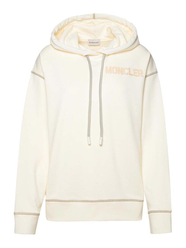 Moncler Sweat-Shirts - Crème