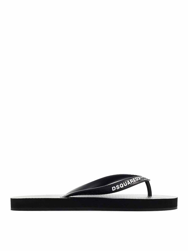 Dsquared2 Tongs - Noir