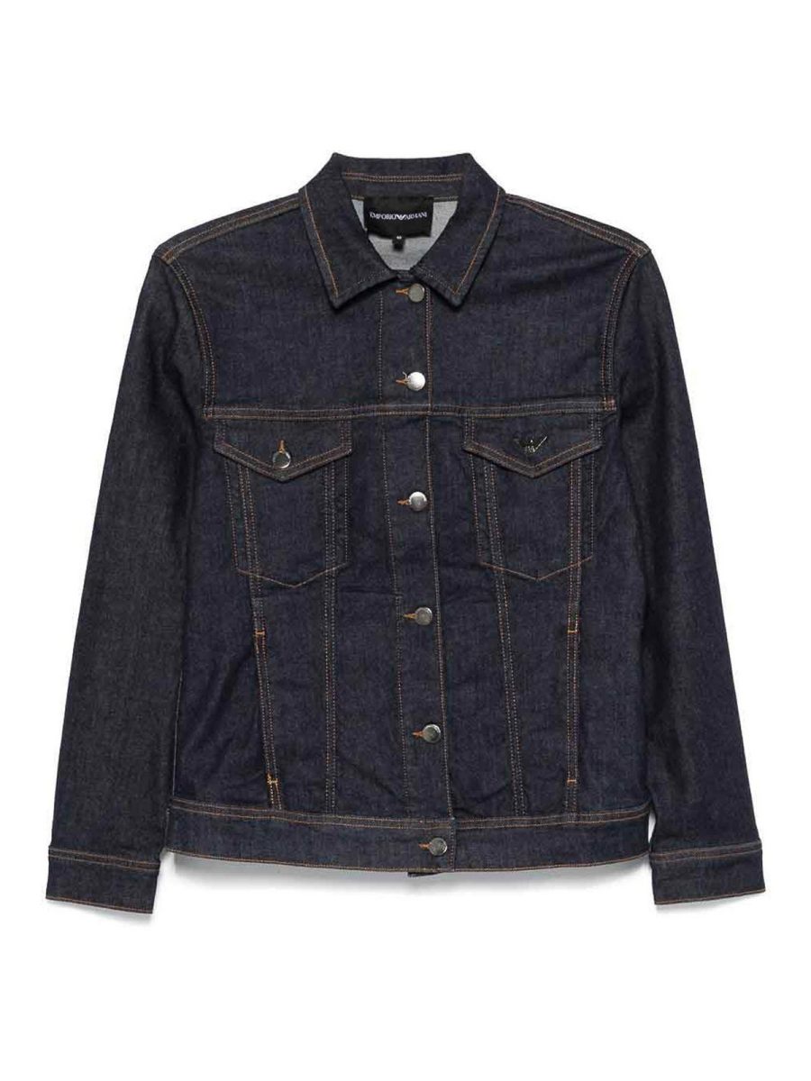 Emporio Armani Veste Casual - Bleu
