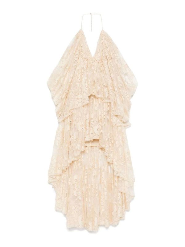 Zimmermann Robe De Cocktail - Crème