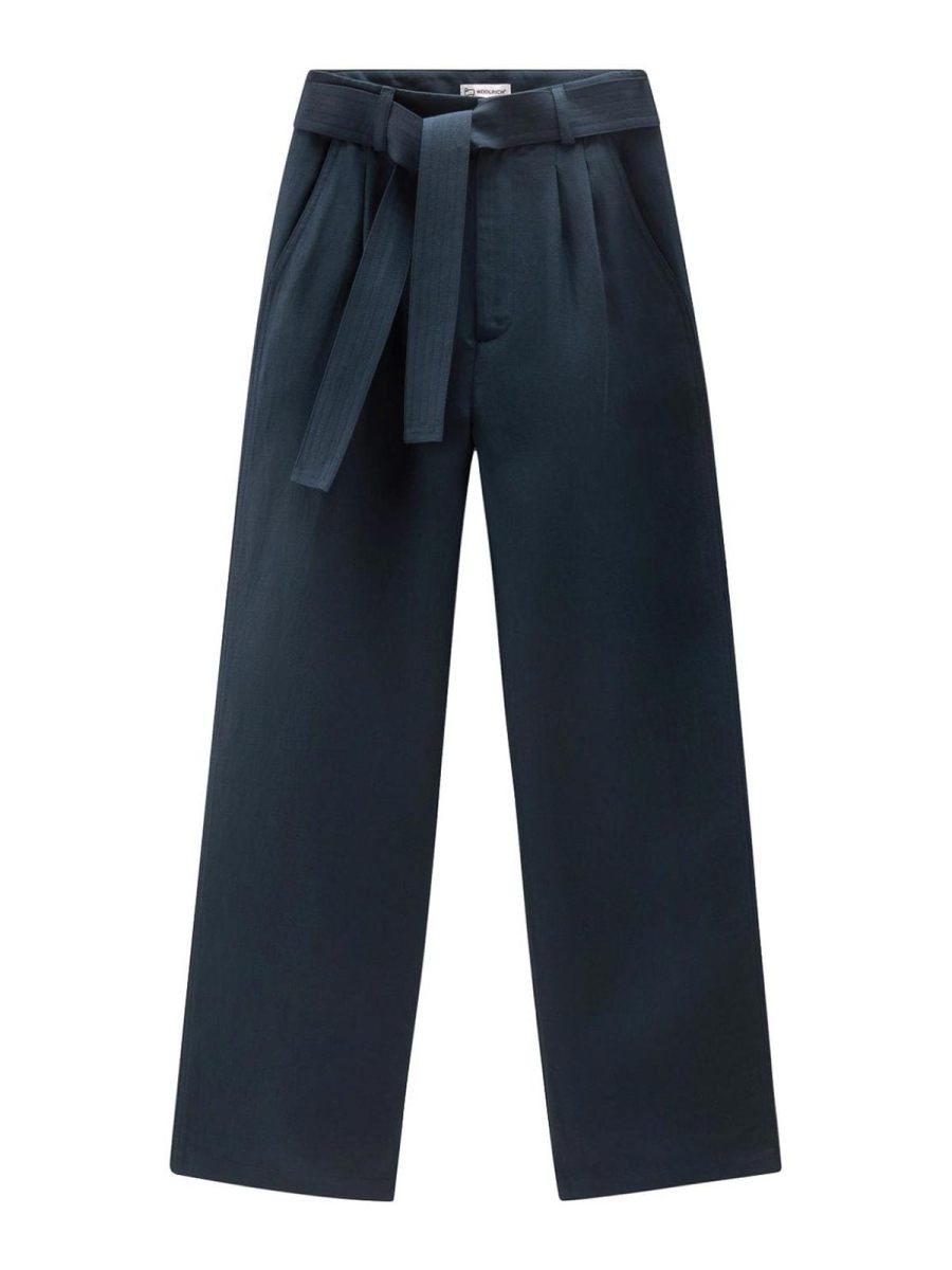 Woolrich Pantalons Décontractés - Bleu