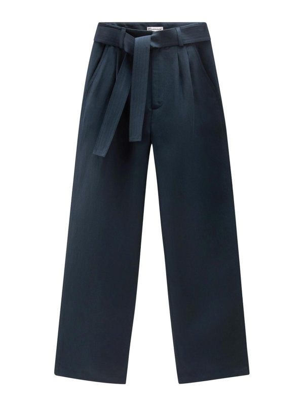 Woolrich Pantalons Décontractés - Bleu