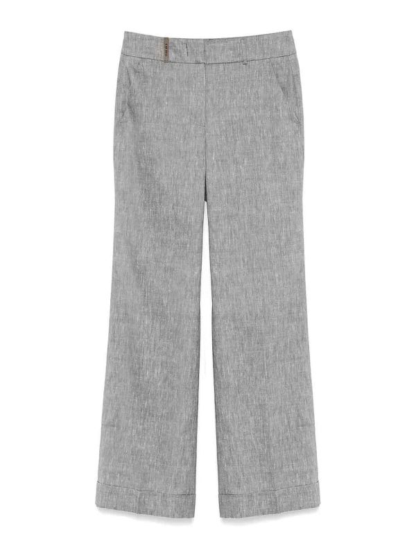 Peserico Pantalons Décontractés - Bleu