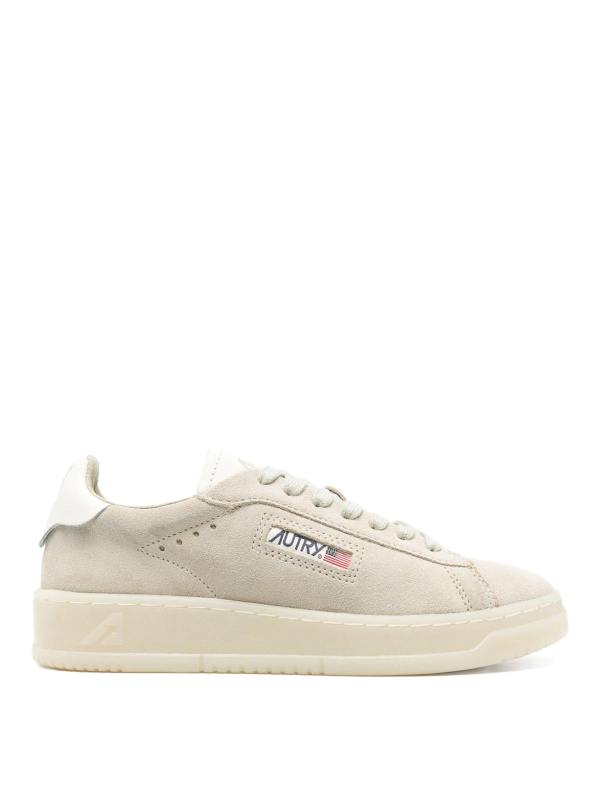 Autry Chaussures À Lacets - Beige