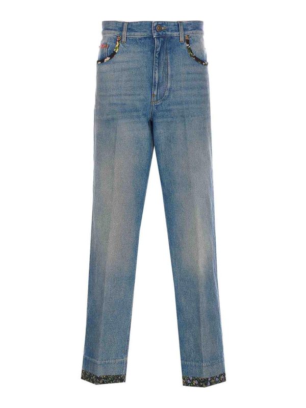 Valentino Garavani Jean Bootcut - Bleu