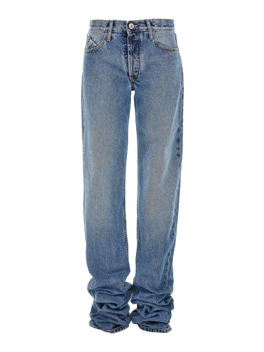 The Attico Jean Bootcut - Bleu