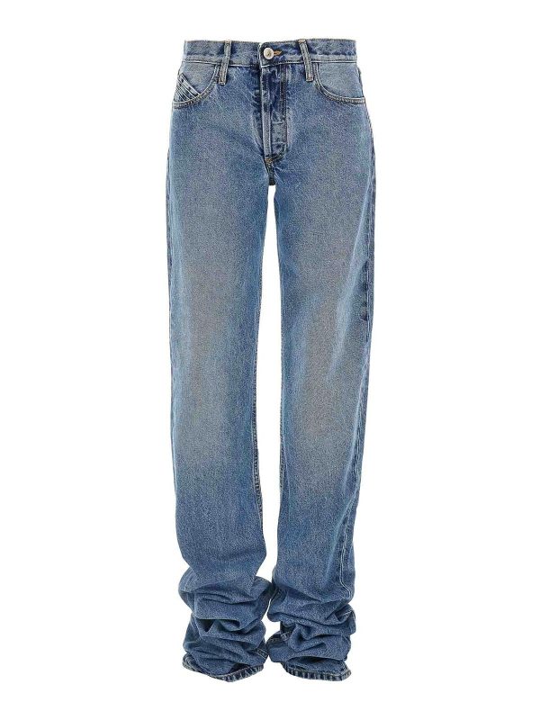 The Attico Jean Bootcut - Bleu