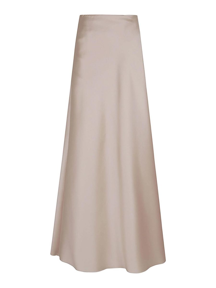 Alberta Ferretti Jupe Longue - Crème