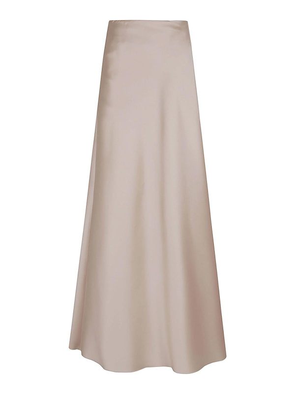 Alberta Ferretti Jupe Longue - Crème