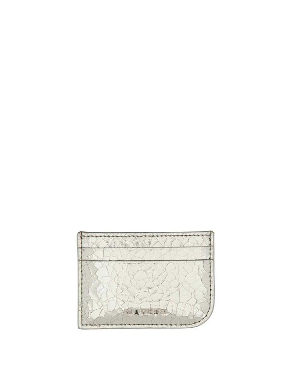 Alexander Mcqueen Portefeuilles - Argent