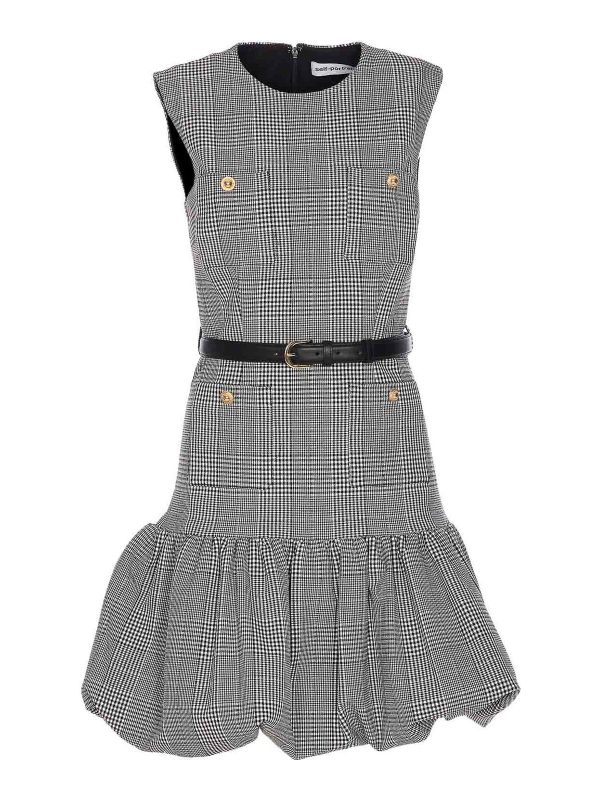 Self Portrait Robe Courte - Gris