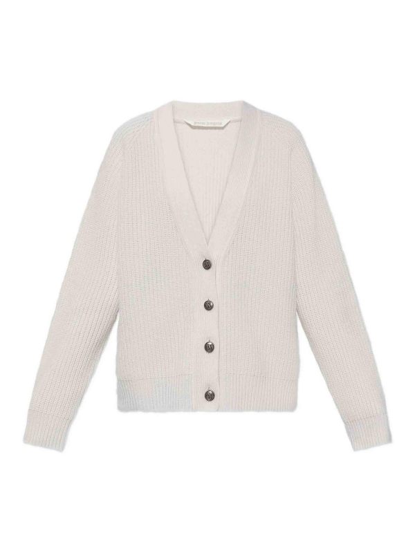 Palm Angels Cardigan - Crème