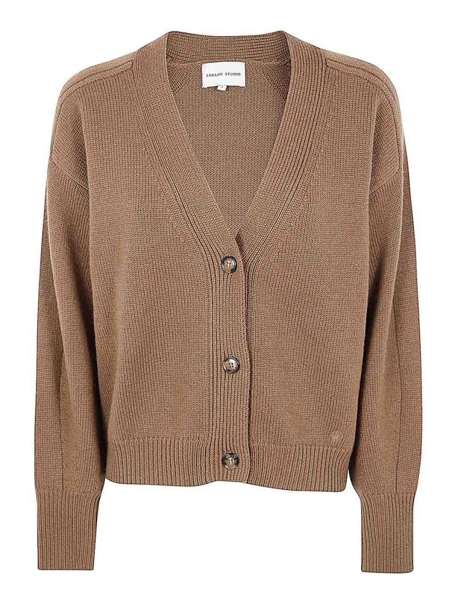 Loulou Studio Cardigan - Marron
