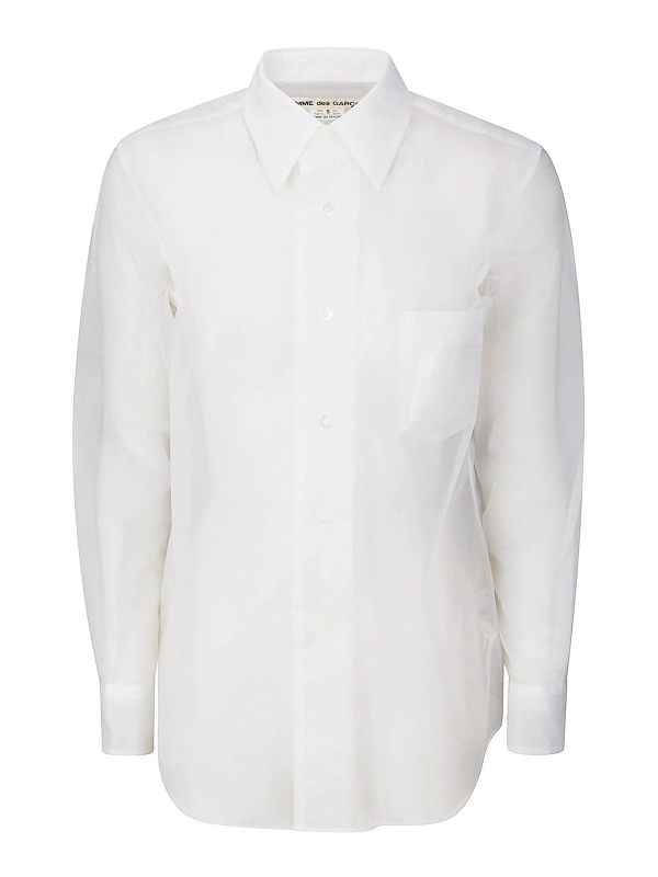 Comme Des Garcons Blouse - Blanc