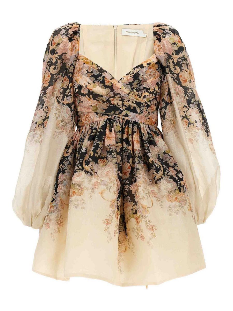 Zimmermann Robe Courte - Multicolore