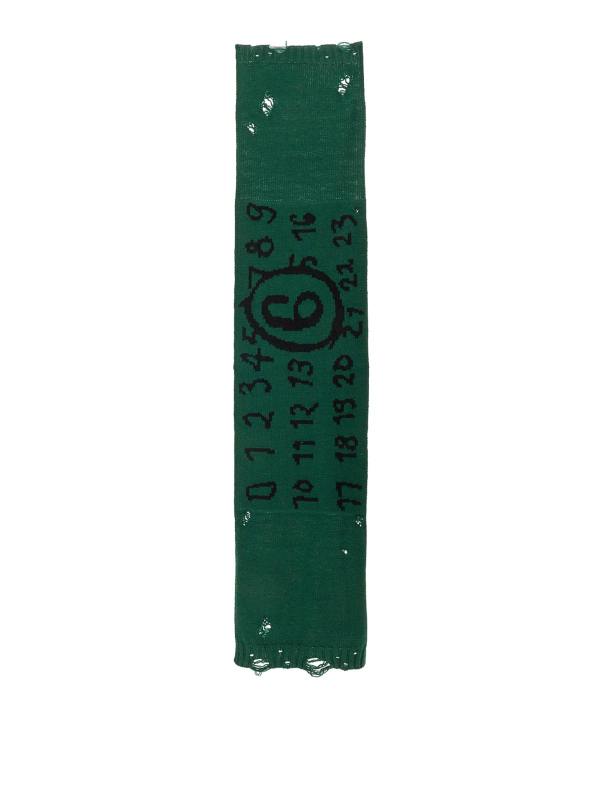 MM6 Maison Margiela Écharpe - Vert