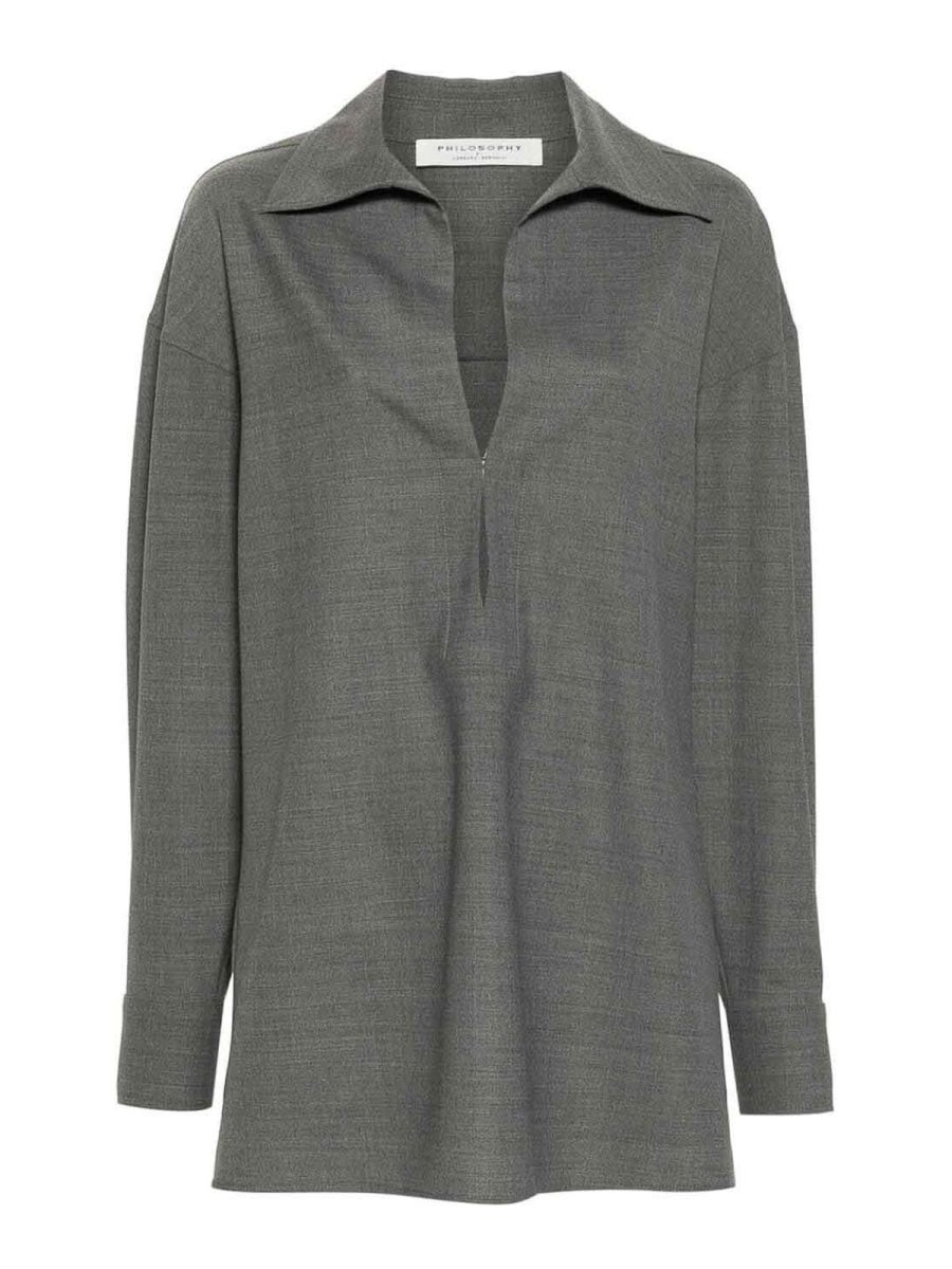 Philosophy di Lorenzo Serafini Chemise - Gris