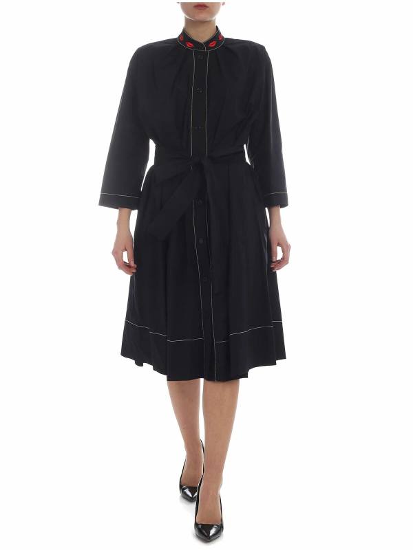 Vivetta Robe Au Genou - Noir