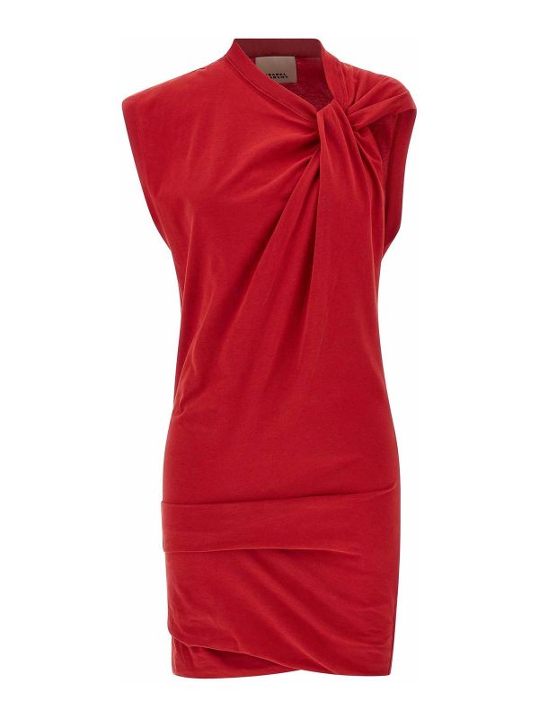 Isabel Marant Robe Au Genou - Rouge