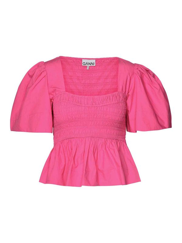 Ganni Blouse - Fuchsia