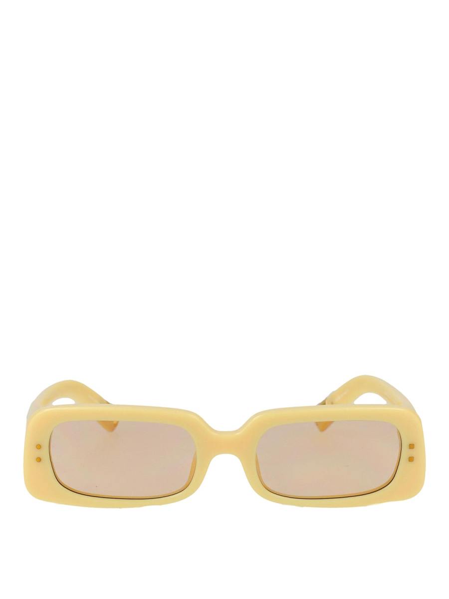 Jacquemus Lunettes De Soleil - Jaune