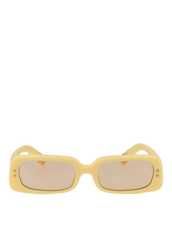 Jacquemus Lunettes De Soleil - Jaune