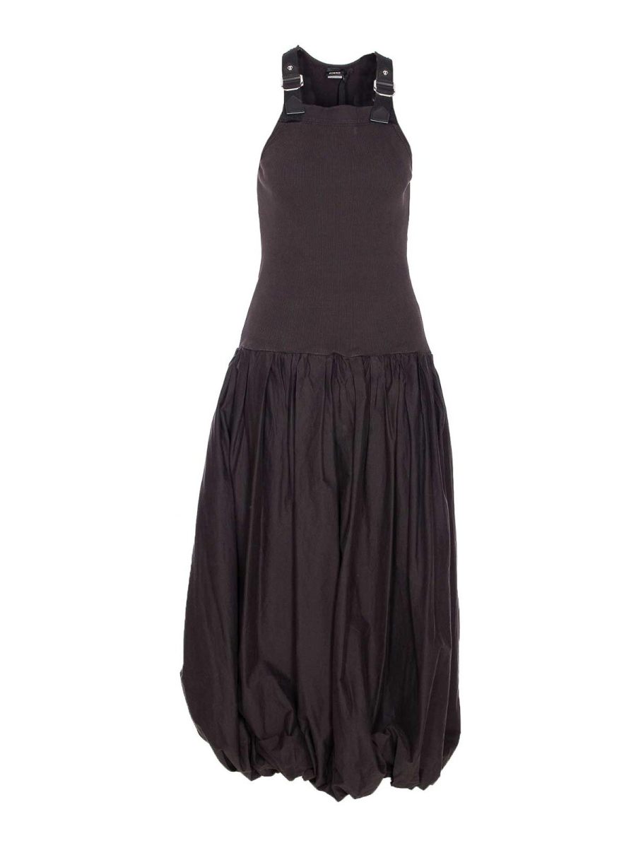 Pinko Robe Au Genou - Noir