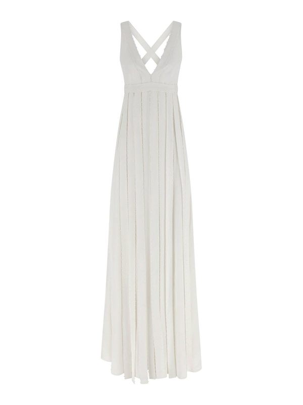 Giovanni Bedin Robe Au Genou - Blanc