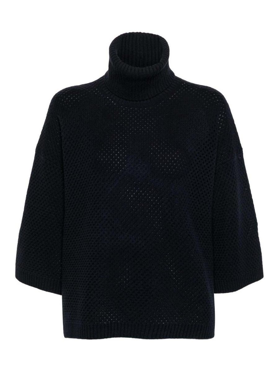 Fabiana Filippi Pull Col Rond - Bleu
