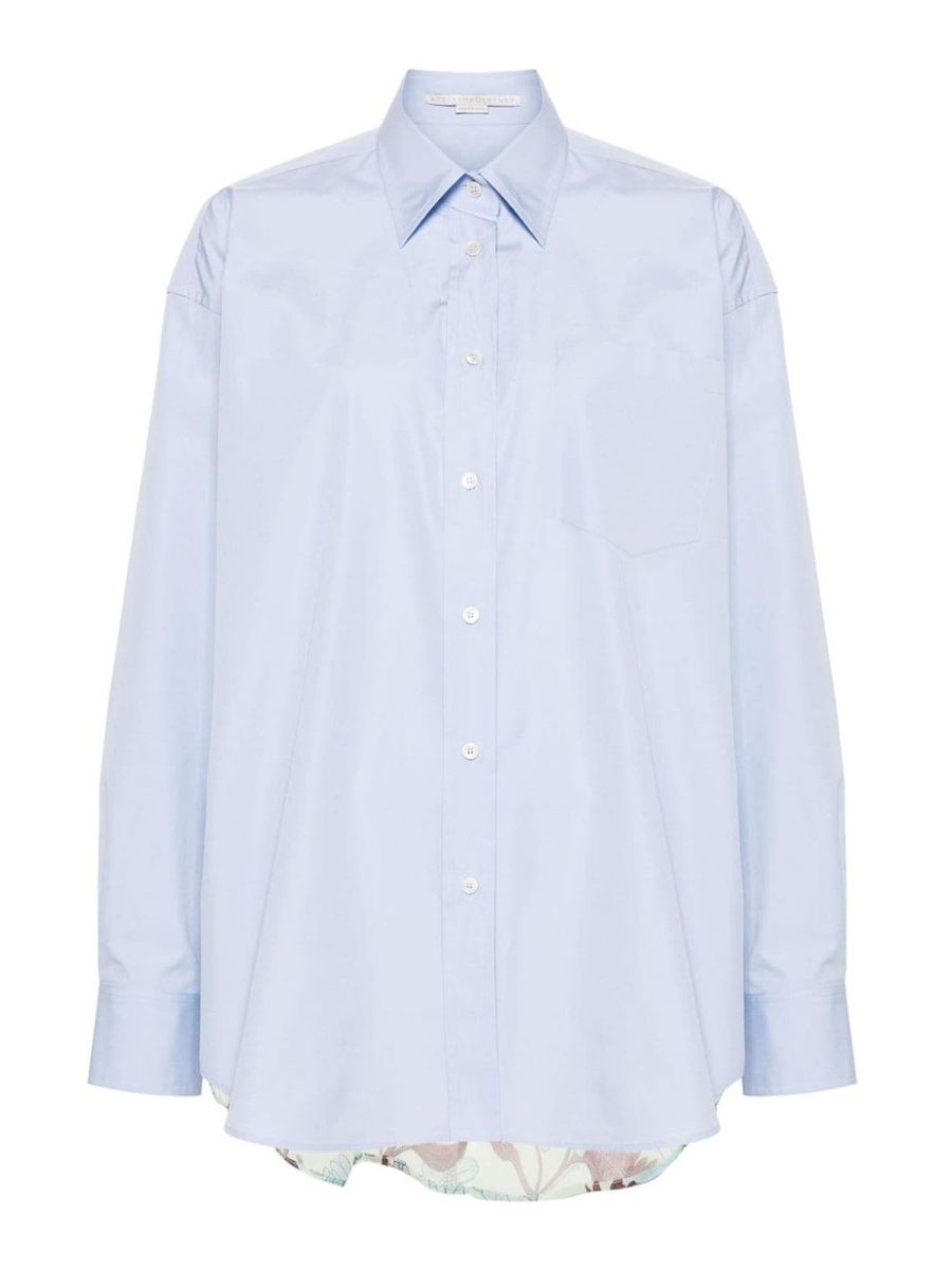 Stella Mccartney Chemise - Bleu Clair
