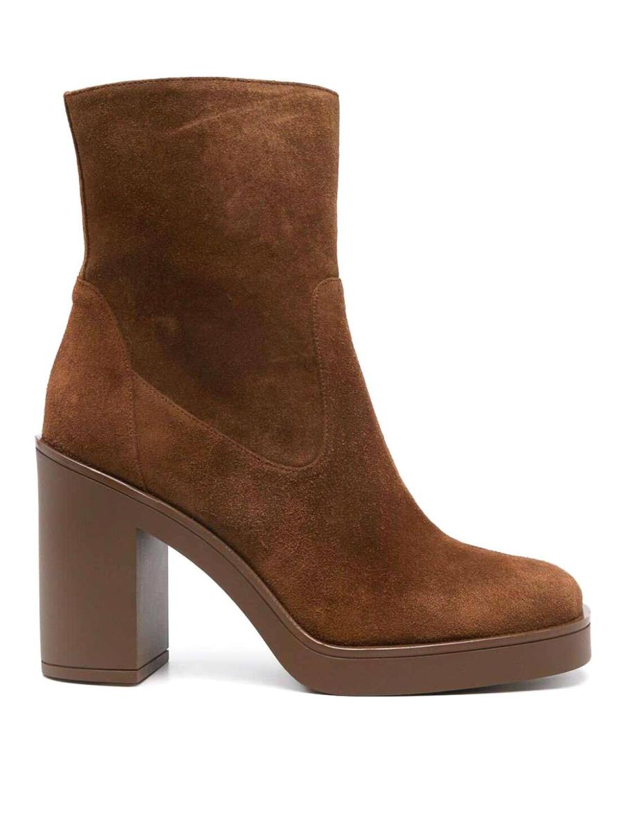 Stuart Weitzman Bottines - Marron