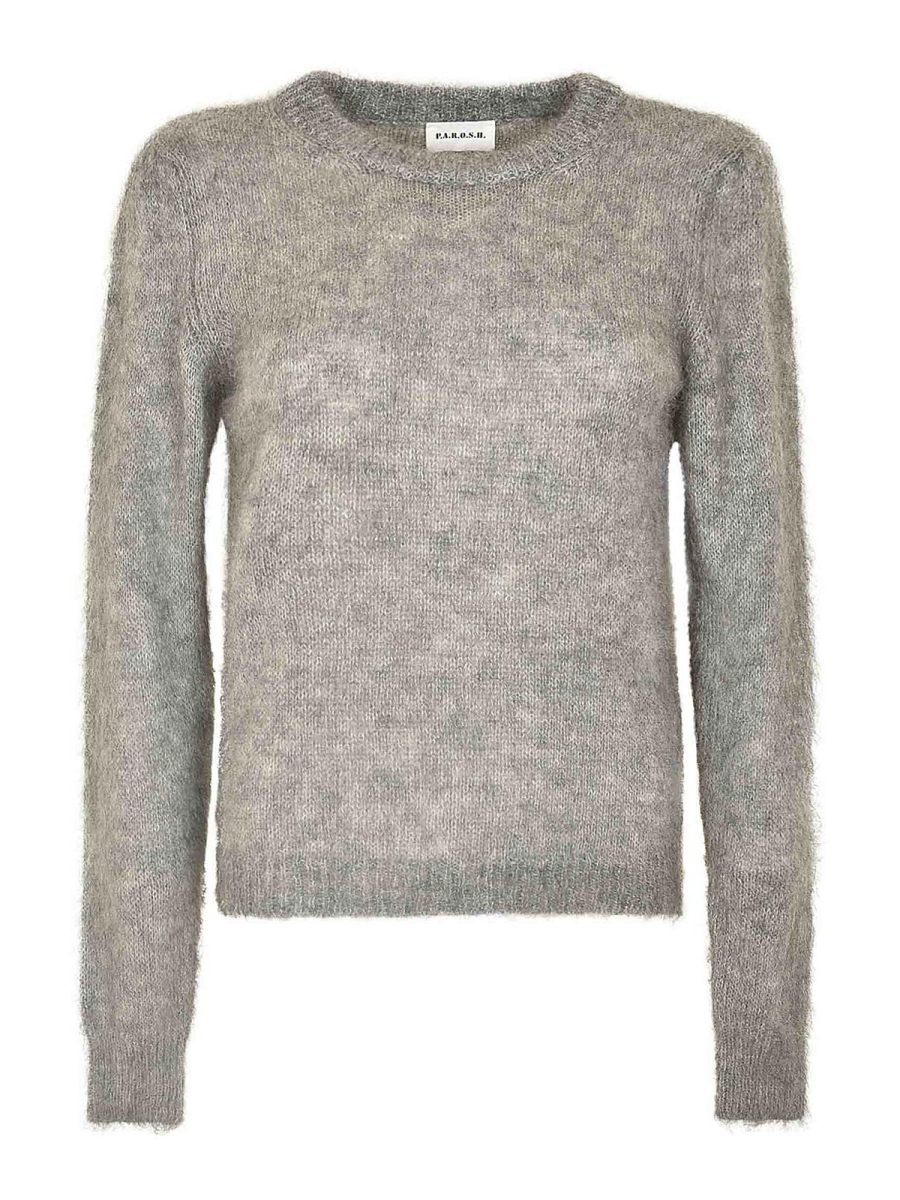 P. A.R. O.S. H. Pull Col Bateau - Gris