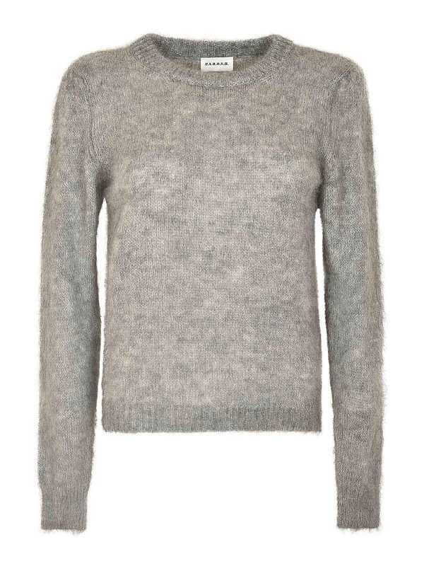 P. A.R. O.S. H. Pull Col Bateau - Gris